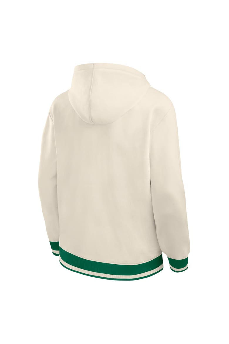 Men's Fanatics Cream Philadelphia Eagles Chenille Heavyweight Fleece Hoodie, Alternate, color, Cream