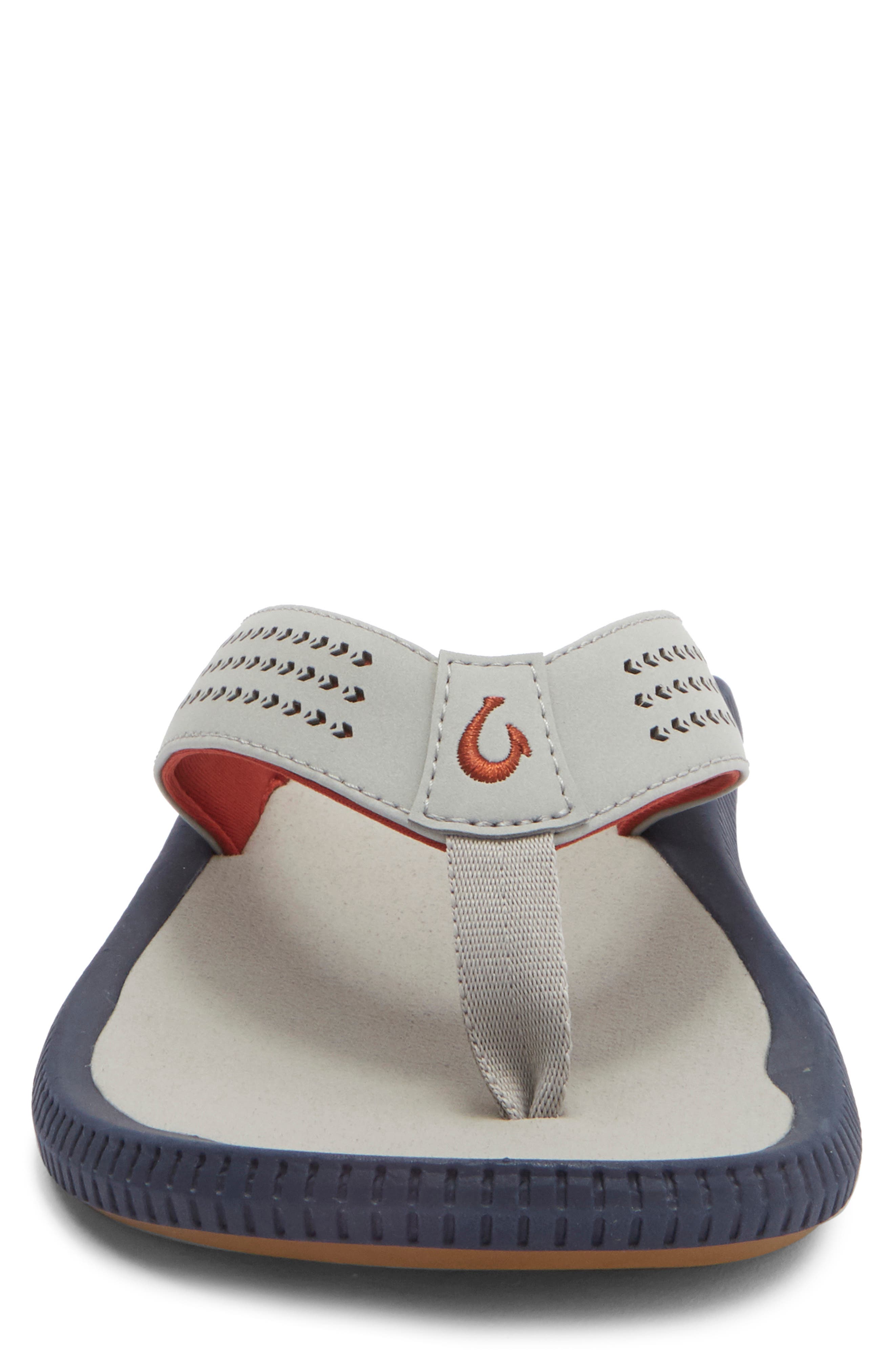 OluKai Ulele Flip Flop, Alternate, color, Ash / Ash