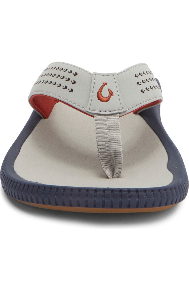 OluKai Ulele Flip Flop, Alternate, color, Ash / Ash