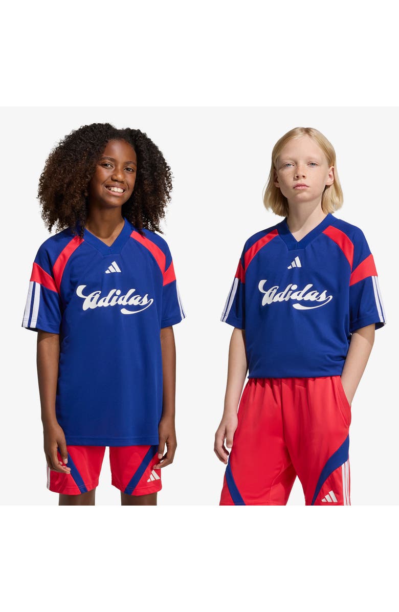 adidas House of Tiro T-Shirt, Alternate, color, Mystery Ink/ White/ Pure Ruby