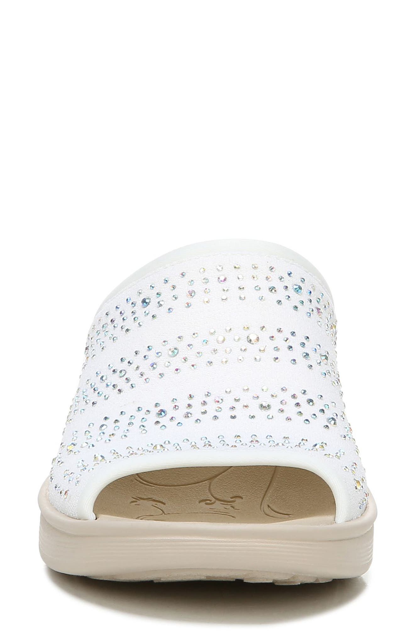 Deluxe Bright Sandal, Alternate, color, WHITE
