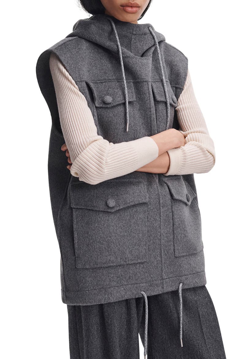 Valerie Wool Blend Vest, Alternate, color, LIGHT GREY