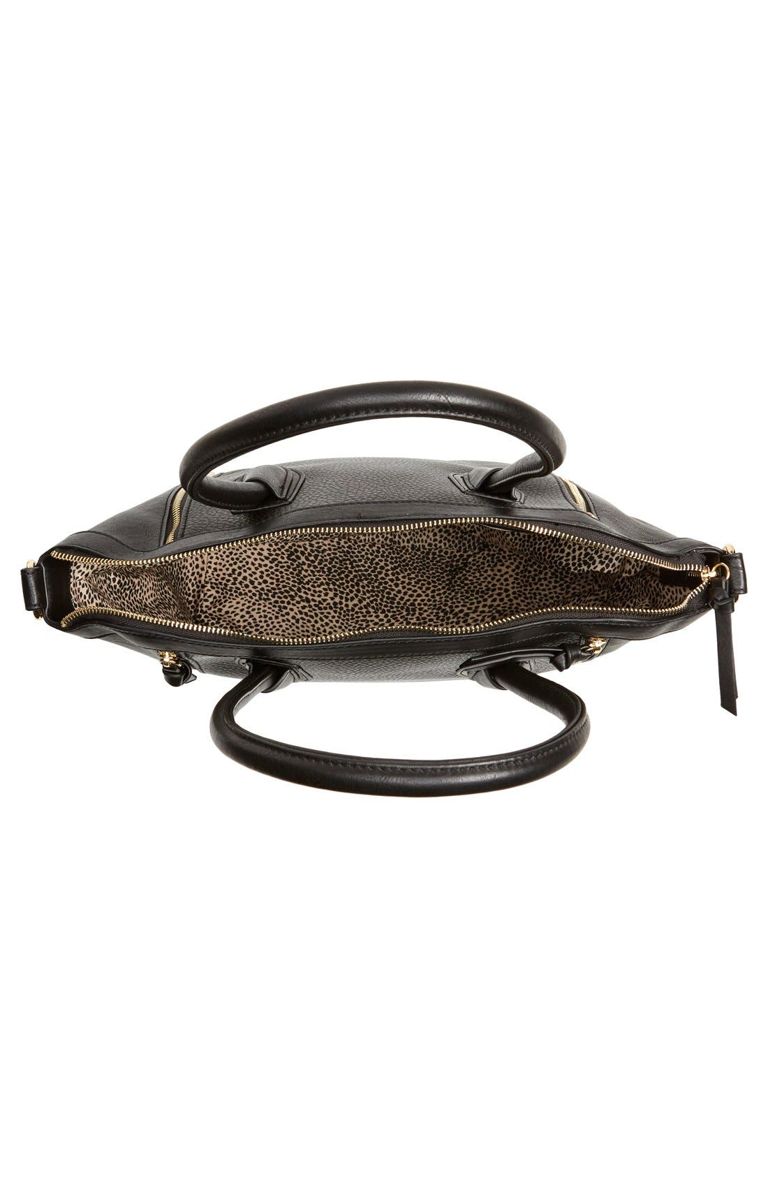 Sole Society 'Kaylen' Faux Leather Crossbody Satchel, Alternate, color, 