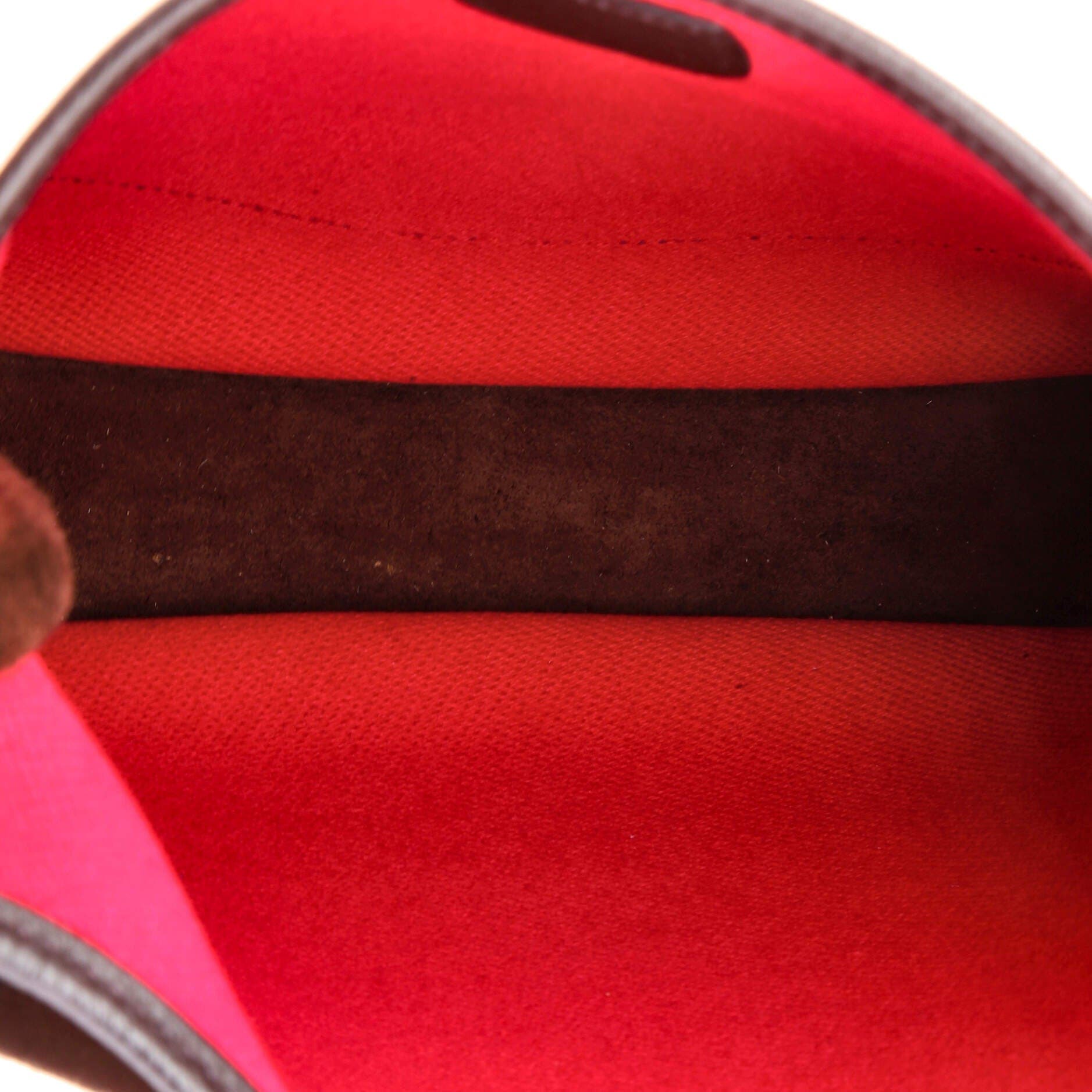 Evelyne Bag Gen III Toile and Leather PM, Alternate, color, Red