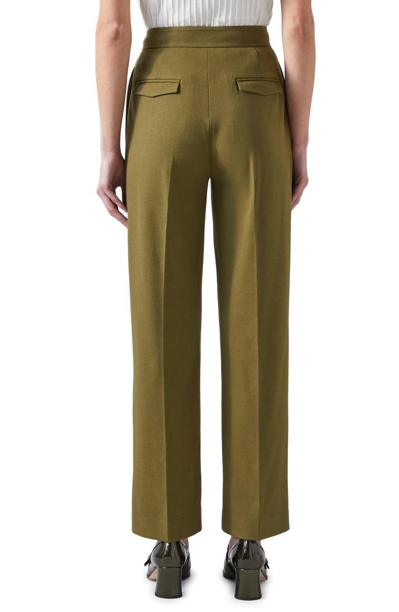 LK Bennett Bille Ankle Wide Leg Pants, Alternate, color, 