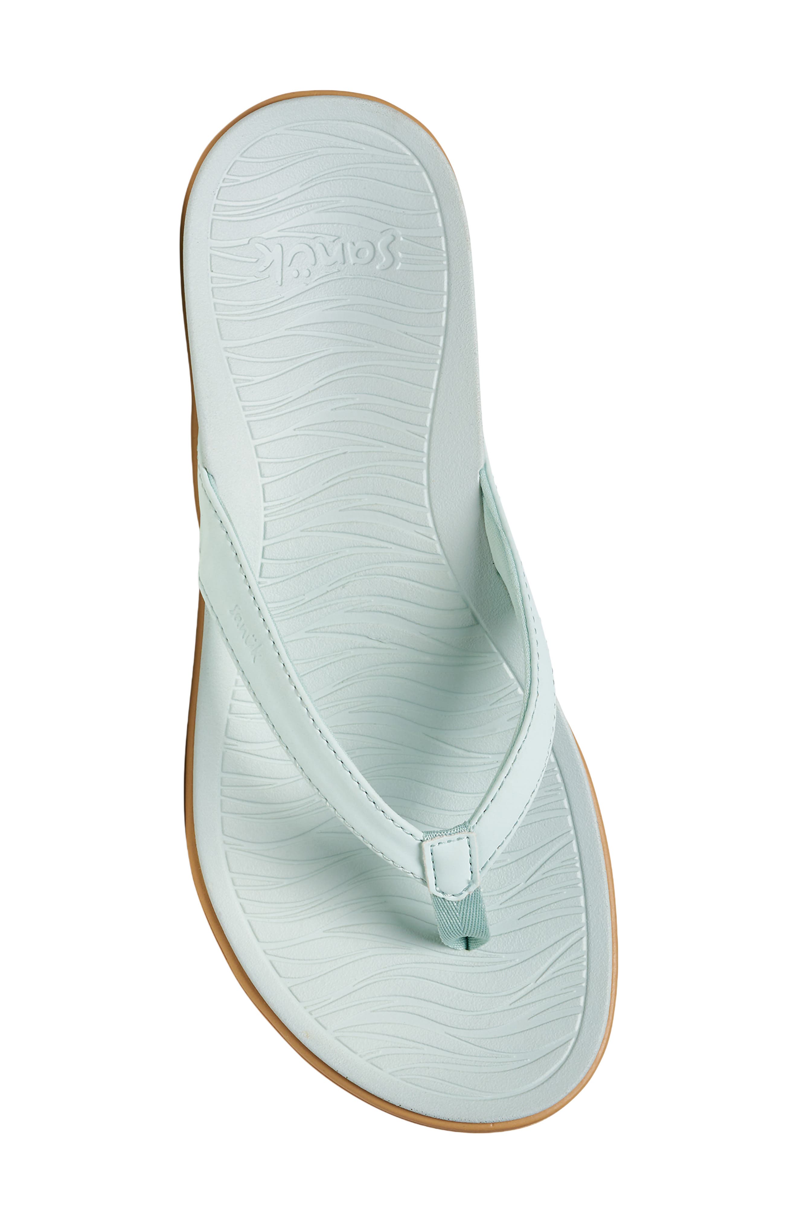 Wave Whisper Flip Flop, Alternate, color, SPA BLUE