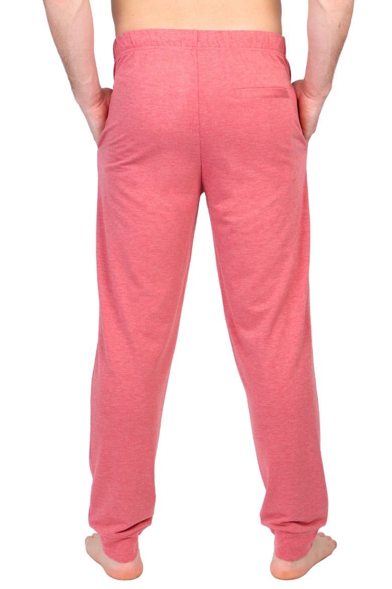 French Terry Lounge Joggers, Alternate, color, SUNWASHED RED