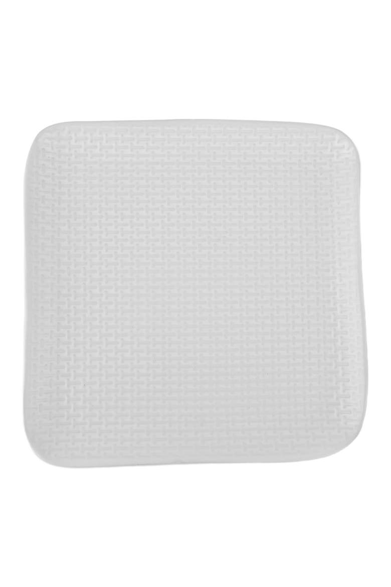 Olivia Stoneware 4-Piece Dinner Plate Set, Alternate, color, White