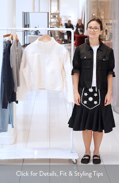 Faux Shearling Zip Jacket