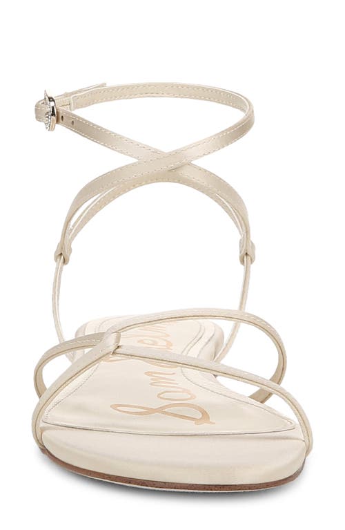 Sam Edelman Ellina Ankle Strap Sandal In Modern Ivory