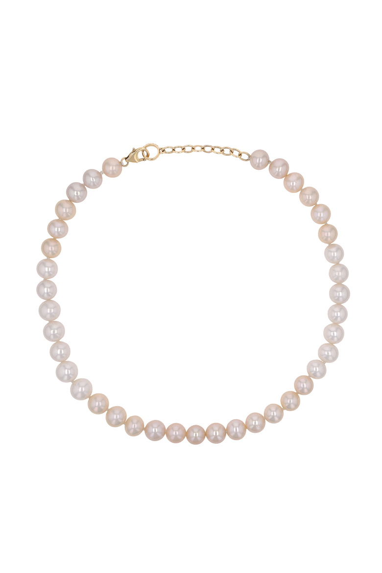 14K Pink Ombre Pearl Necklace, Alternate, color, Pink Ombre