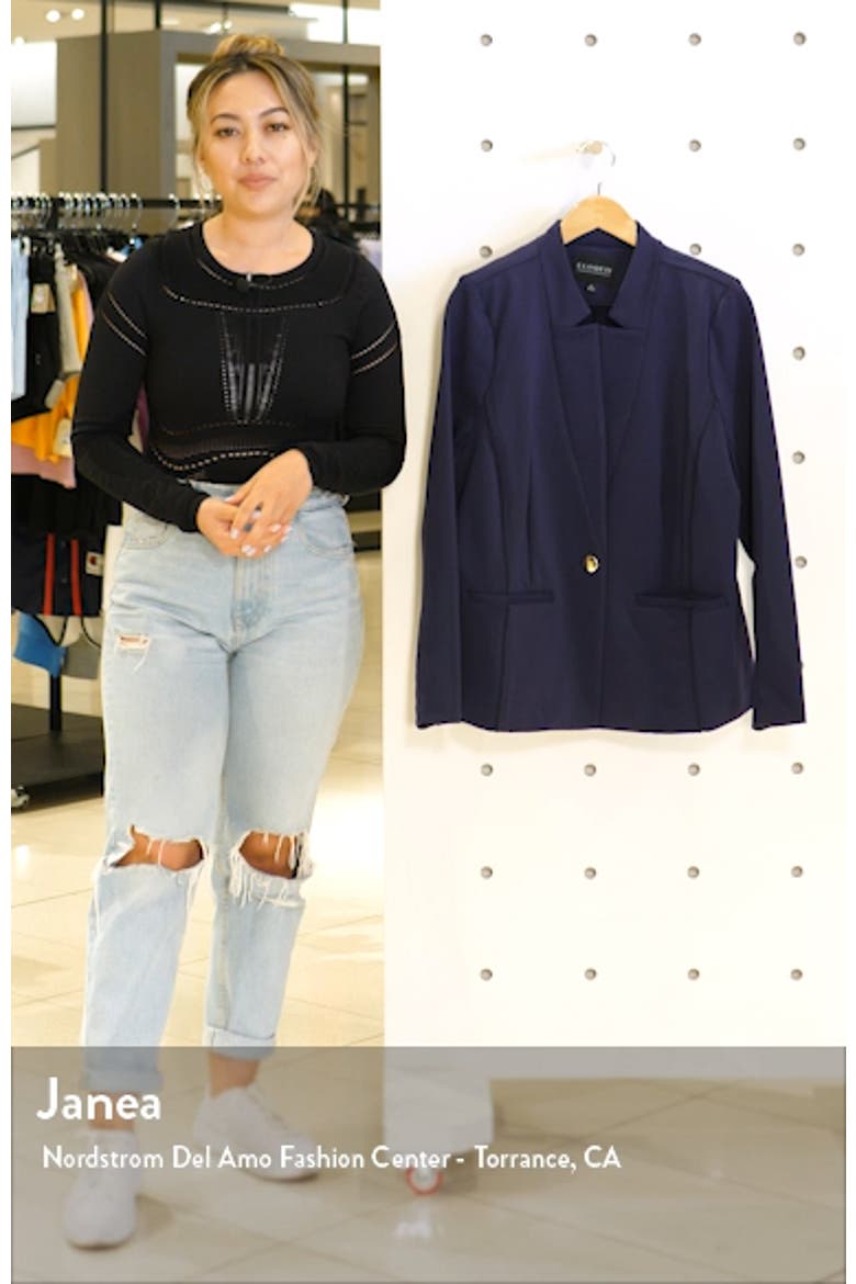 The Ultimate Stretch One-Button Blazer video