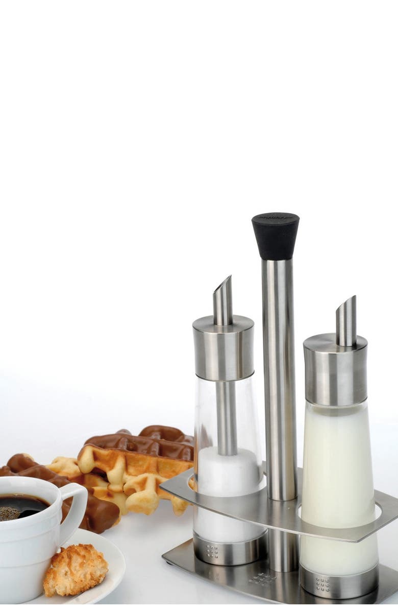 BergHOFF Silver Cream & Sugar 3-Piece Set, Alternate, color, Silver