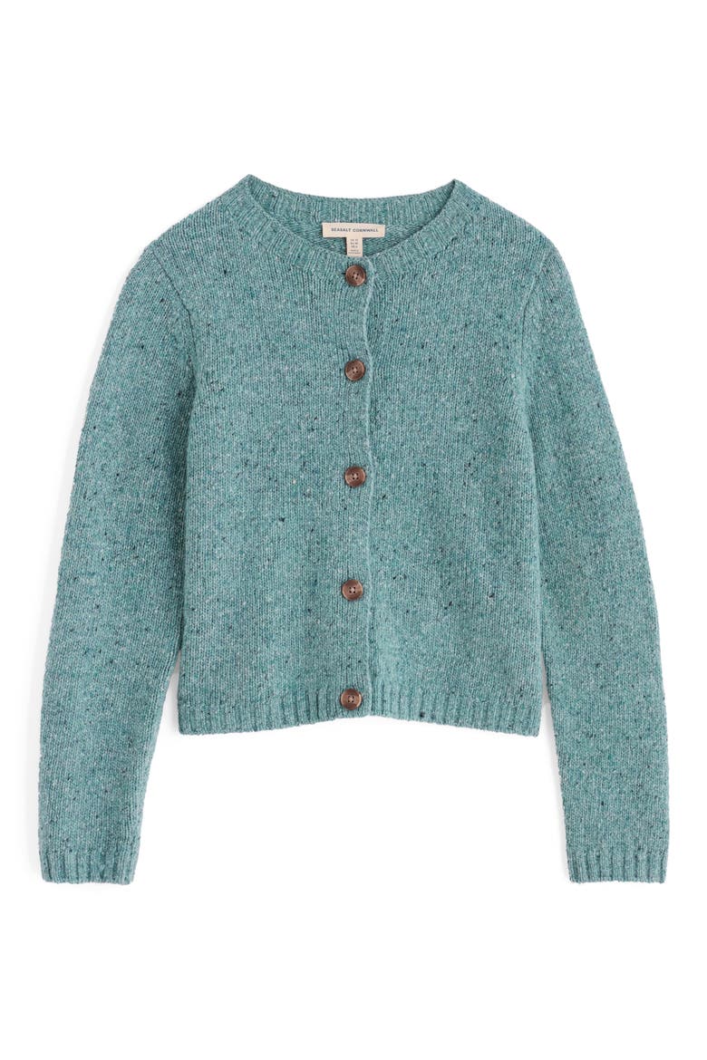 Dawson Pick Merino Wool Blend Cardigan, Alternate, color, LICHEN