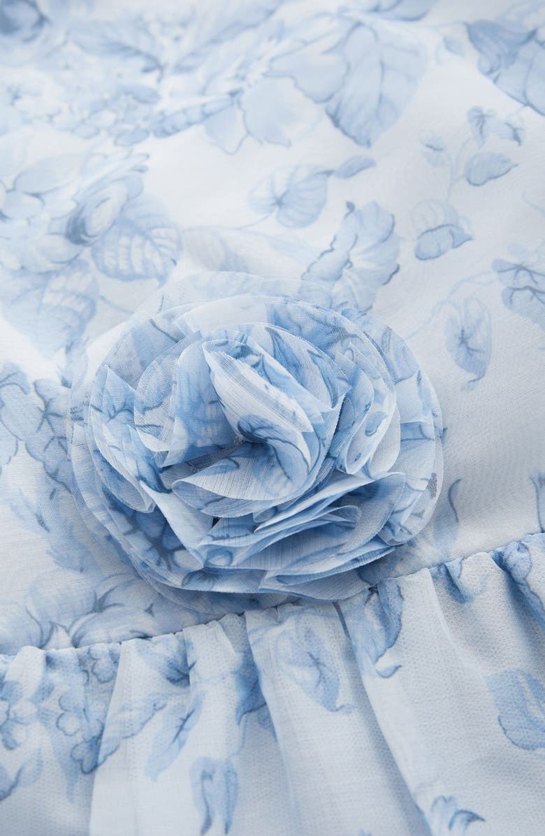 Laura Ashley Kids' Puff Sleeve Organza Dress, Alternate, color,