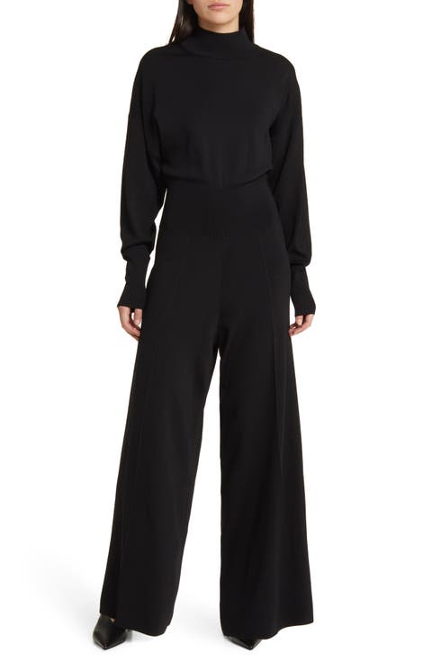 Open Back Wide Leg Jumpsuit