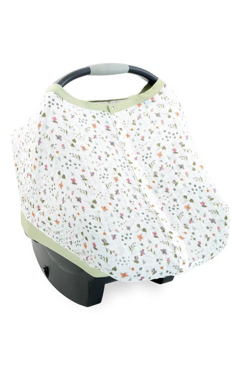 Cotton Muslin Car Seat Canopy