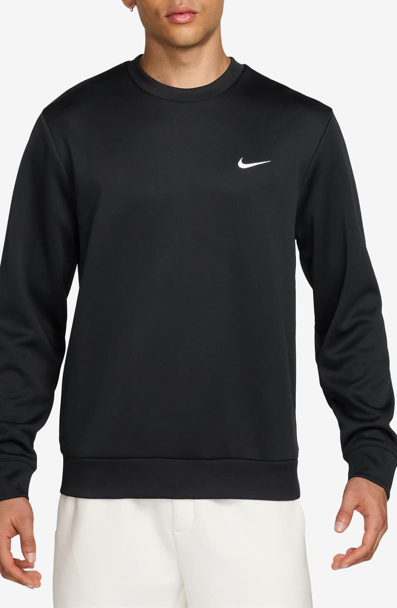Nike Dri-FIT Primary Fleece UV Crewneck Sweatshirt, Main, color, 