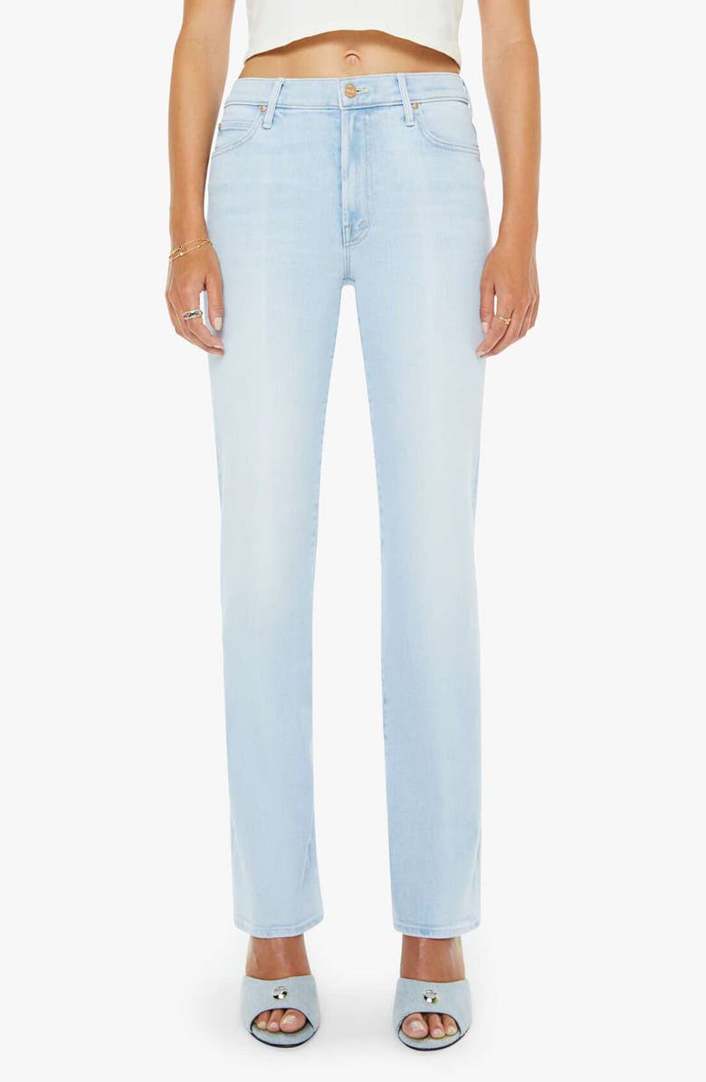 MOTHER The Kick It Relaxed Straight Leg Jeans, Main, color, Melt In Your