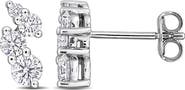 Created Forever Sterling Silver Lab Grown Diamond Stud Earrings