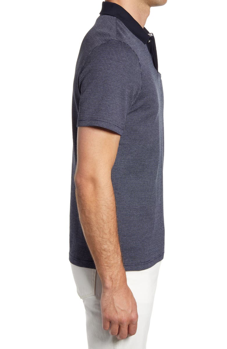Ted Baker London Men's Lastovo Dobby Stitch Short Sleeve Polo, Alternate, color,