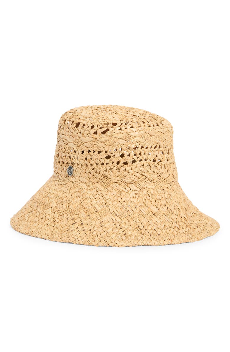 Scala Raffia Straw Bucket Hat | Nordstromrack