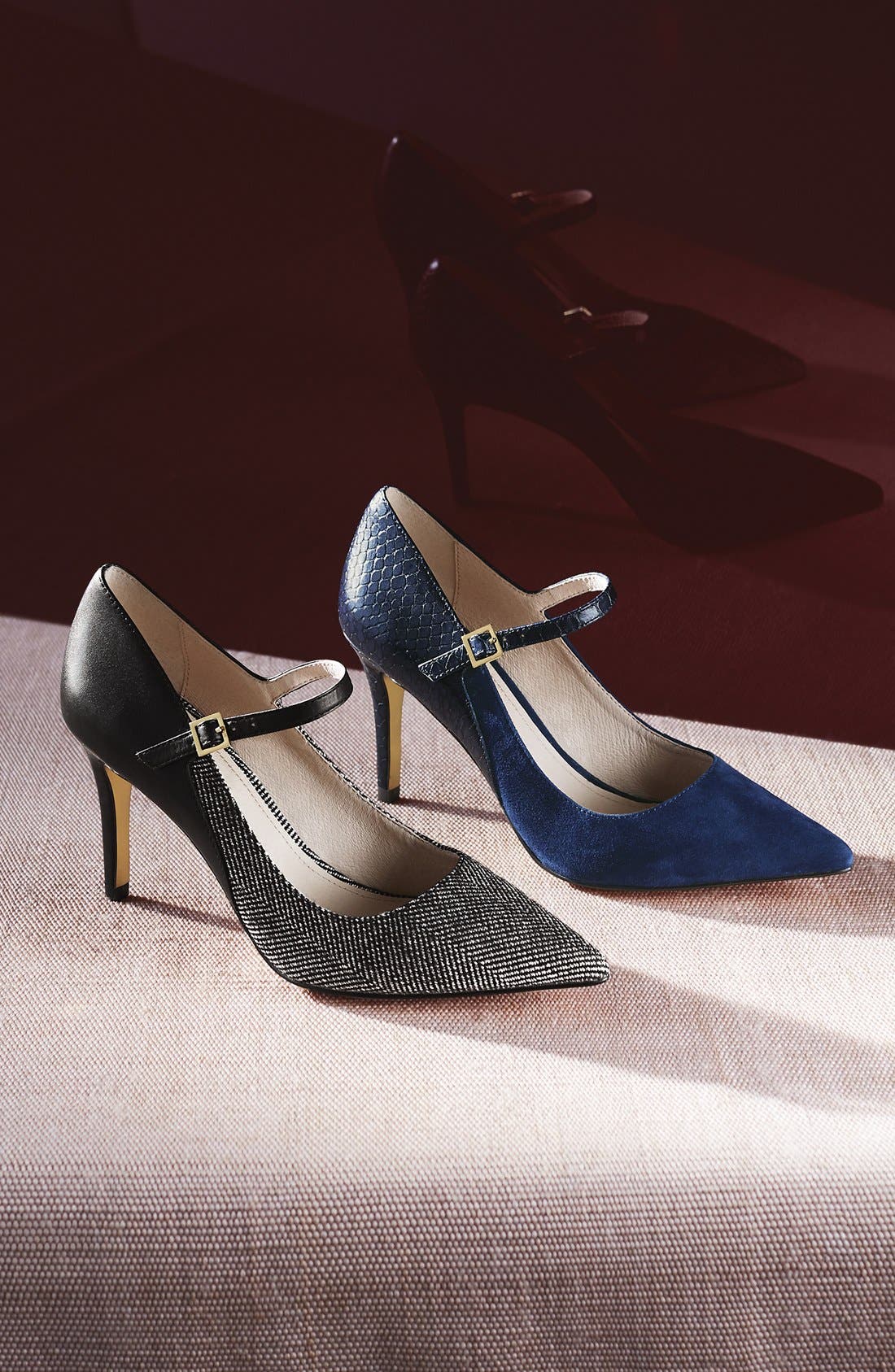 'Ione' Mary Jane Pump, Alternate, color, GREY TWEED