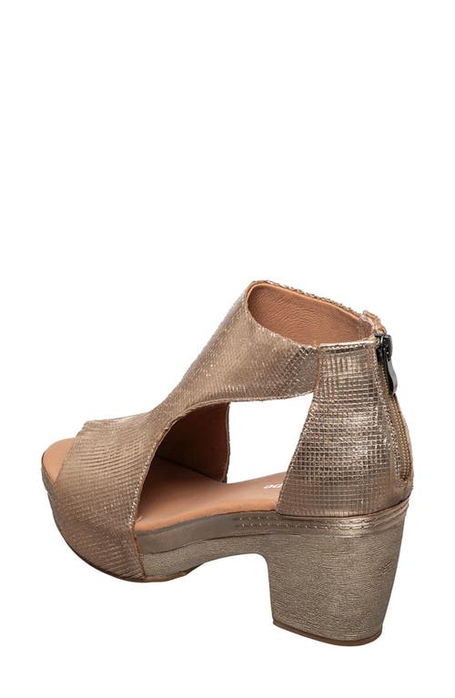 Antelope Teague Metallic Sandal In Gold In Gold