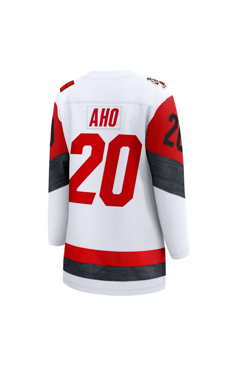 FANATICS Women's Fanatics Sebastian Aho White Carolina Hurricanes Away Breakaway Jersey, Alternate, color, White
