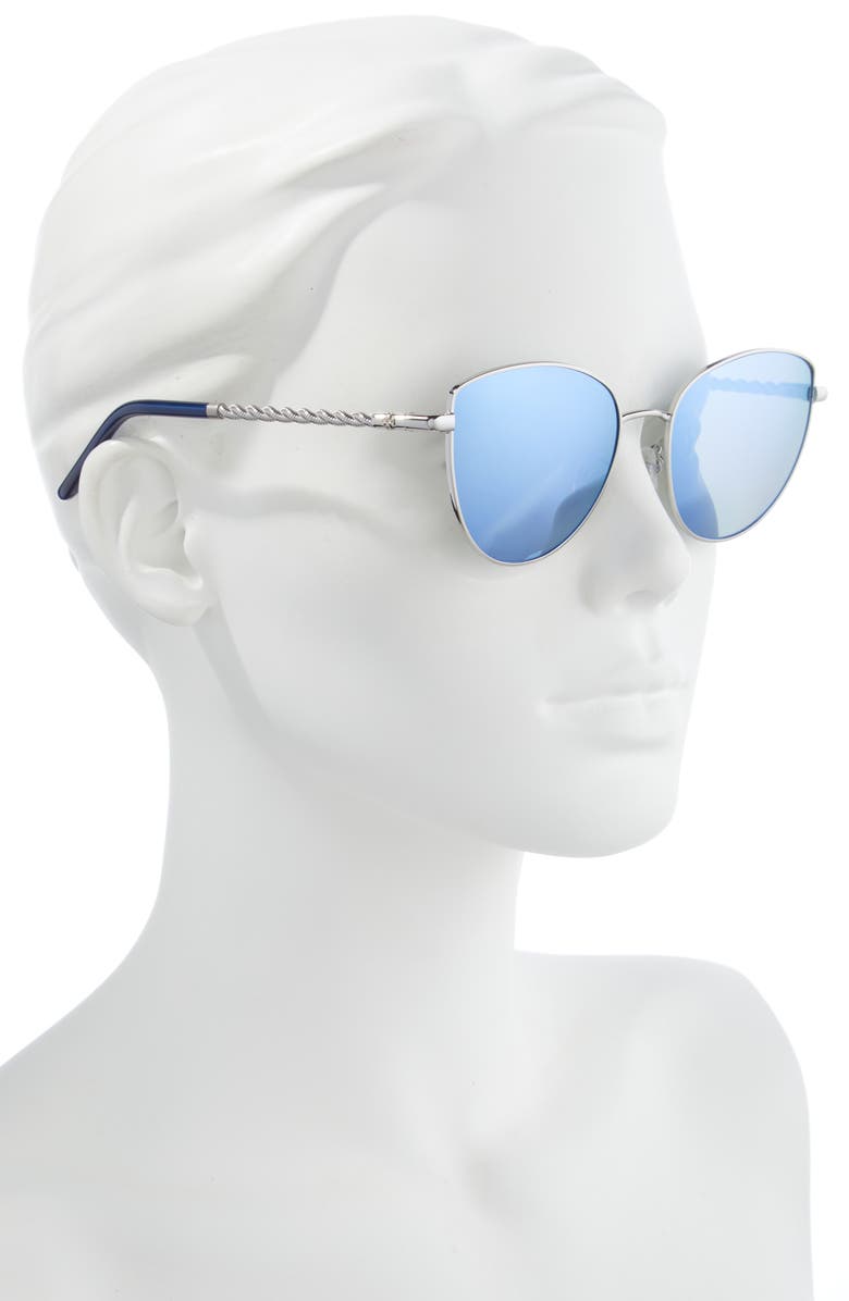 Tory Burch 56mm Cat Eye Sunglasses, Alternate, color,