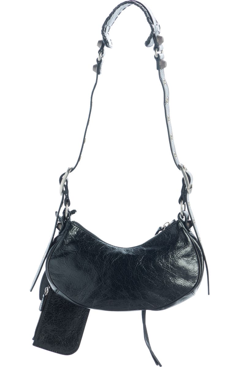 Balenciaga Le Cagole Lambskin Shoulder Bag, Alternate, color,