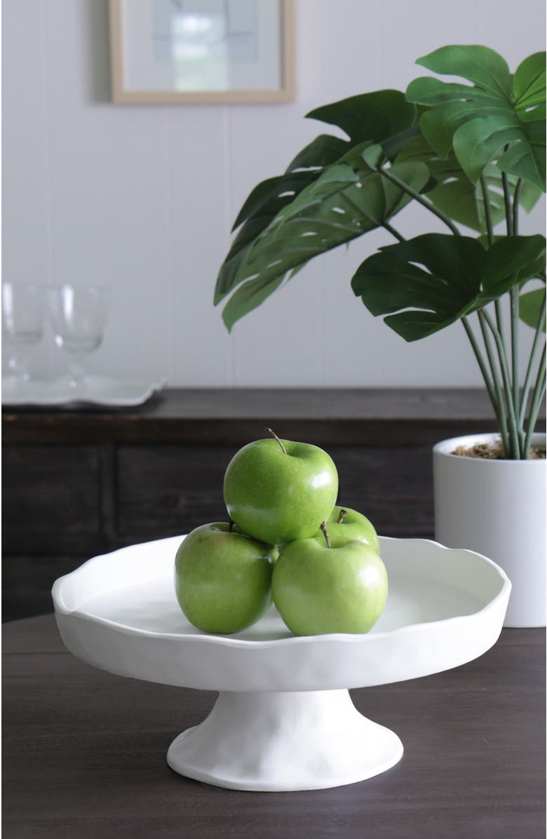 BEATRIZ BALL Collection Vida Nube Round Pedestal Cake Plate, Alternate, color, White