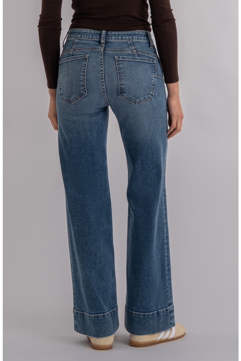 Maya Fab Ab Wide Leg Jeans, Alternate, color, AMUSE W/MEDIUM