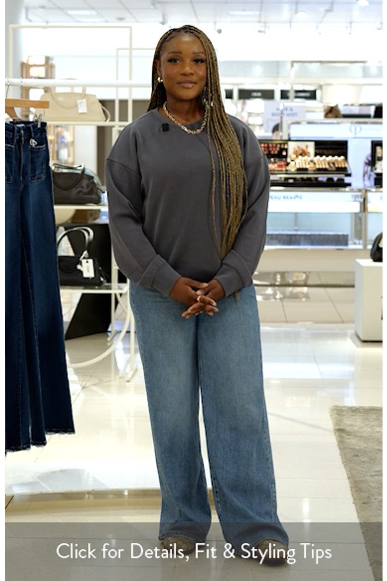 Soft Luxe Boxy Crew Sweatshirt video