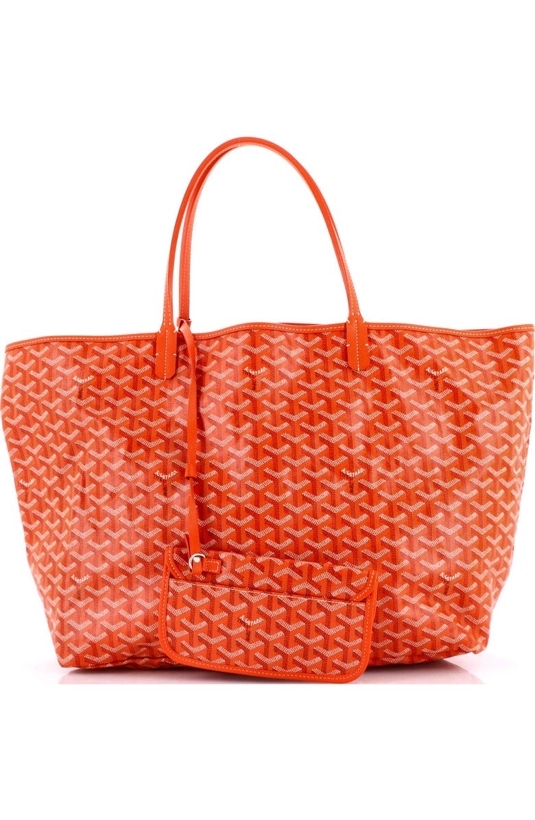 Pre-Owned Goyard Saint Louis Tote Coated Canvas GM, Alternate, color, Orange