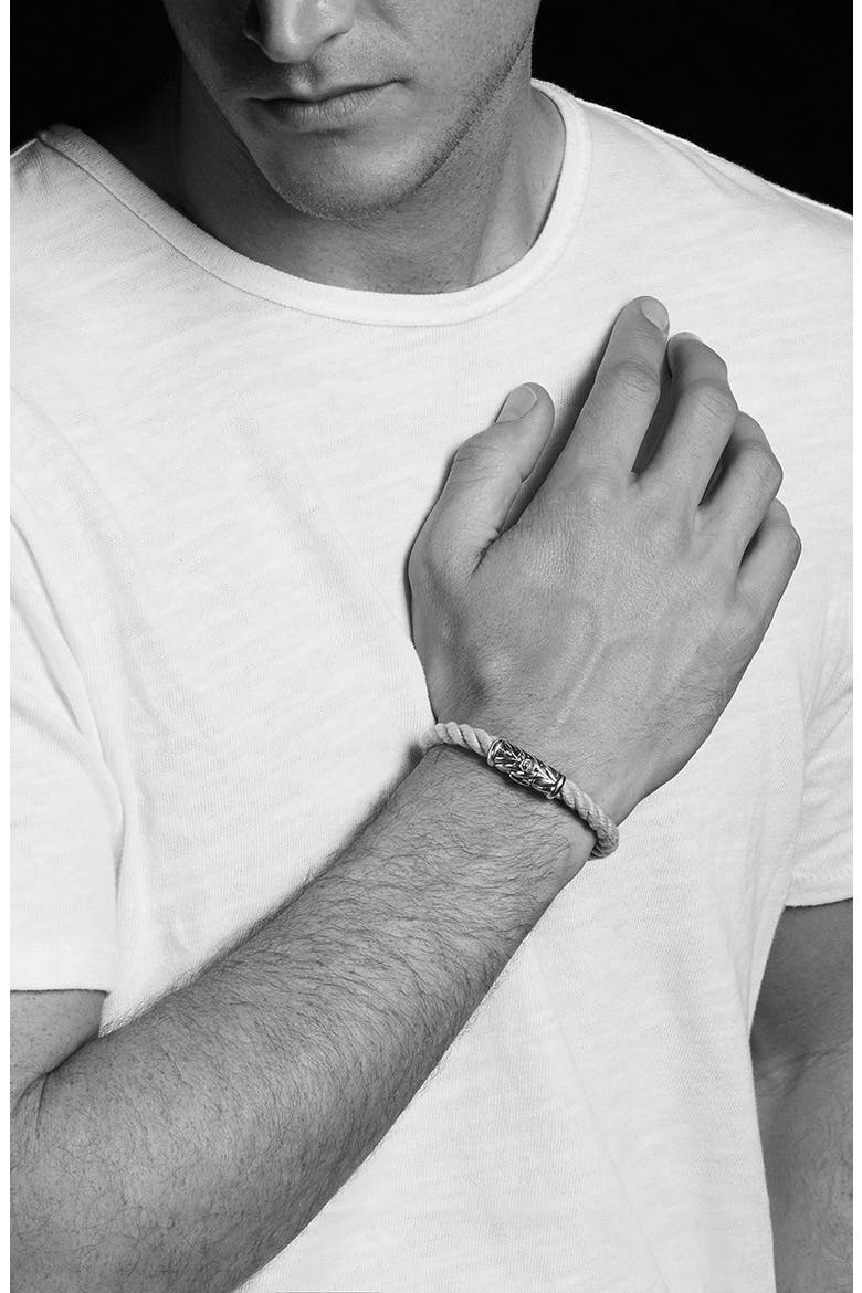 Maritime Rope Bracelet, Alternate, color, SILVER