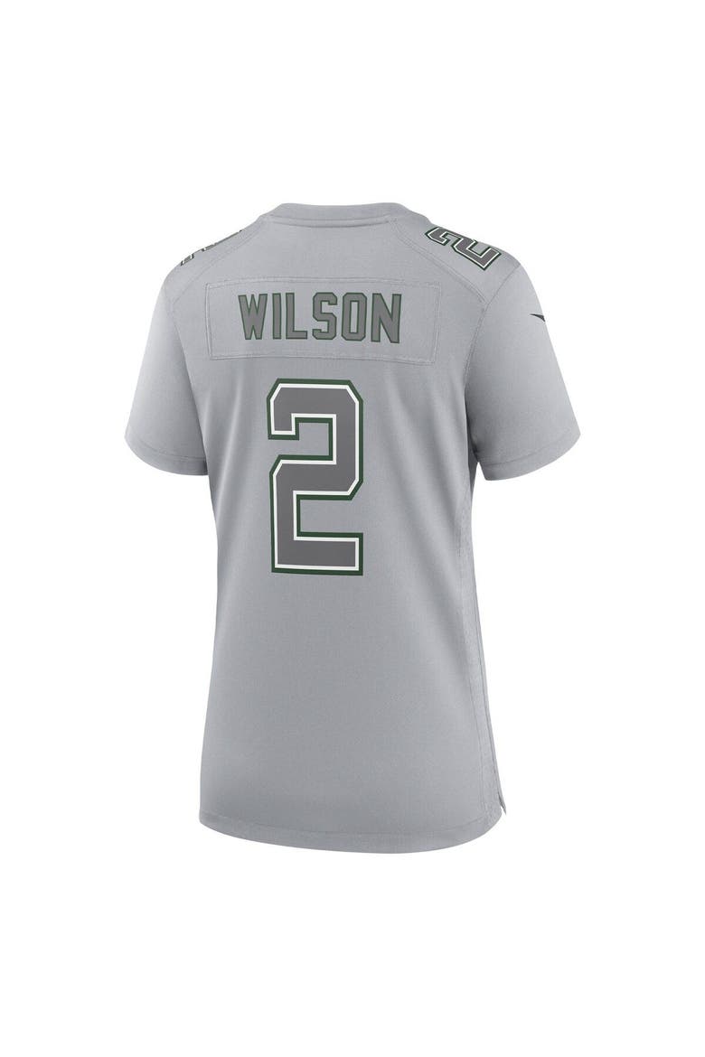 Women's Nike Zach Wilson Gray New York Jets Atmosphere Fashion Game Jersey, Alternate, color, Gray