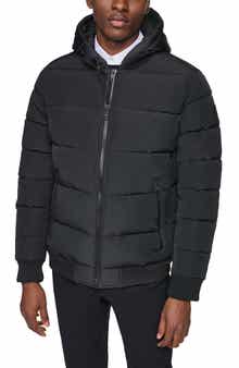 Oxford Hooded Quilted Bomber Jacket