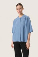 Soaked in Luxury Layna Half Sleeve Loose Fit Shirt