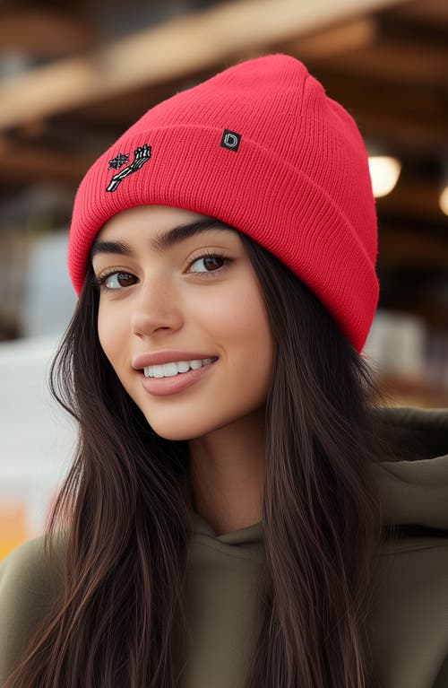Dalix Chill Touch Beanie In Neon Pink