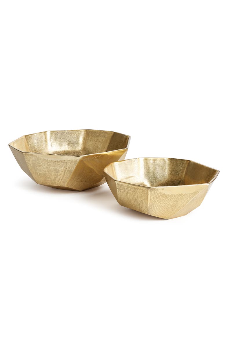 Napa Home & Garden Rova Serving Bowls St/2, Main, color, Gold