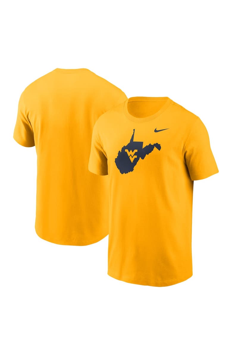 Nike Men's Nike Gold West Virginia Mountaineers Campus Local T-Shirt, Alternate, color, 