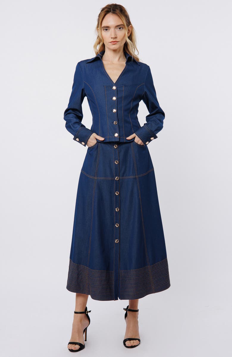 CIEBON Lilian Maxi Skirt, Alternate, color, 