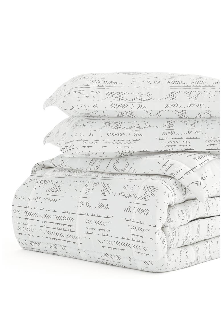Light Gray Premium Microfiber Comforter, Alternate, color, LIGHT GRAY