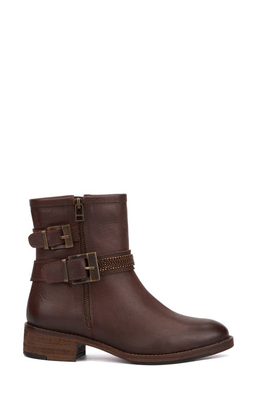 Vintage Foundry Castel Bootie In Brown