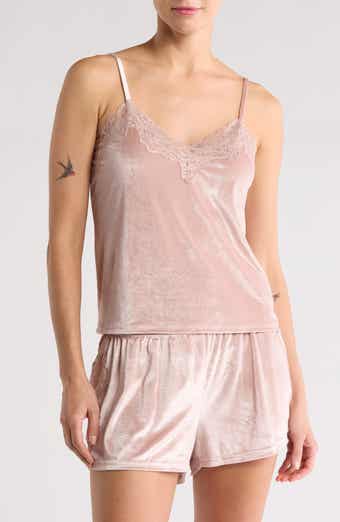 High Shine Velour Camisole & Shorts Pajamas
