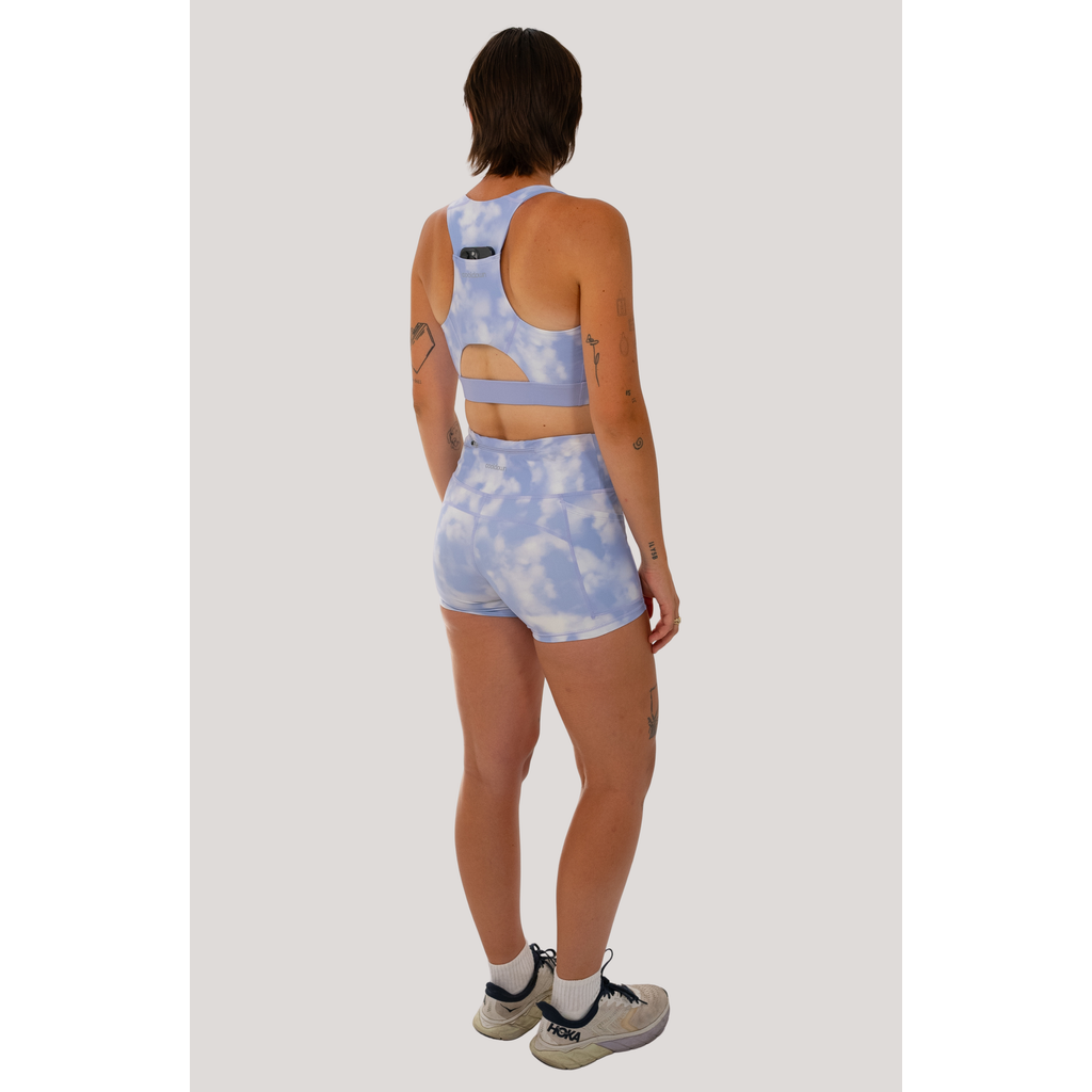 Cooldown Emmy Running Shorts In Lavender