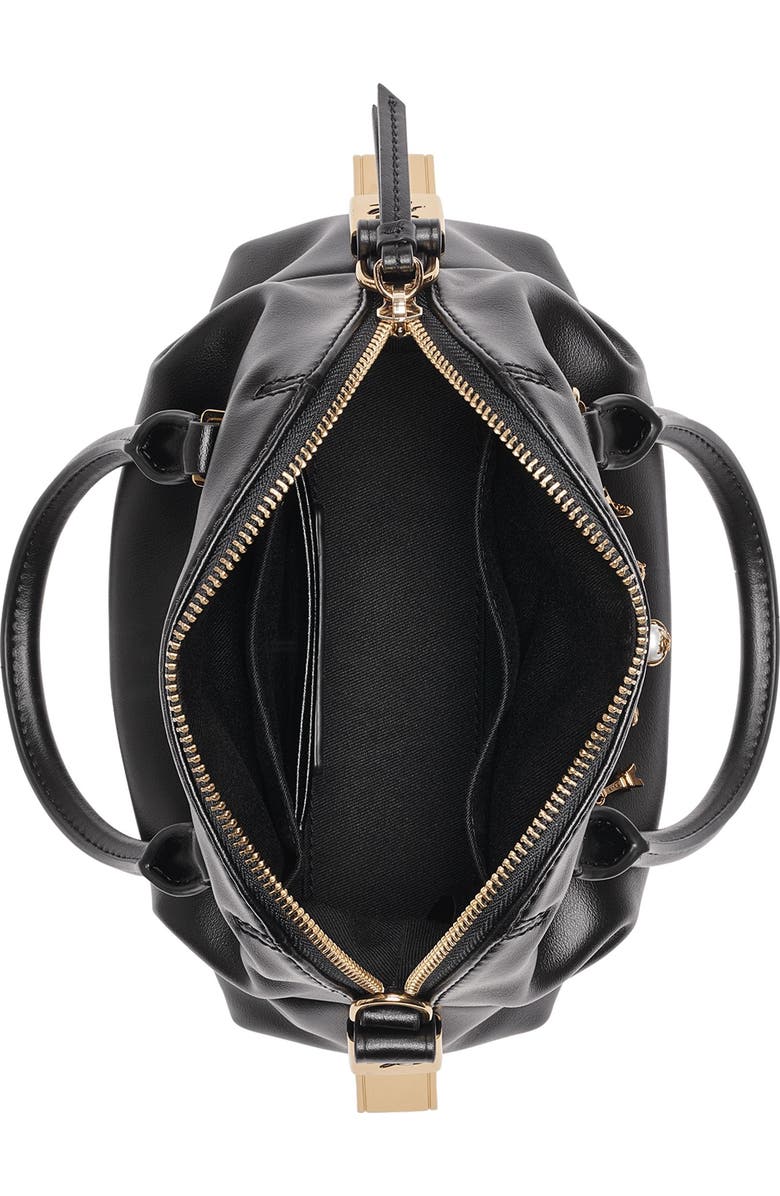 KARL LAGERFELD PARIS Charlaine Crossbody, Alternate, color, Black/Gold