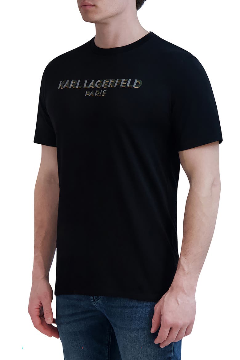 Logo Cotton Graphic T-Shirt, Alternate, color, BLACK