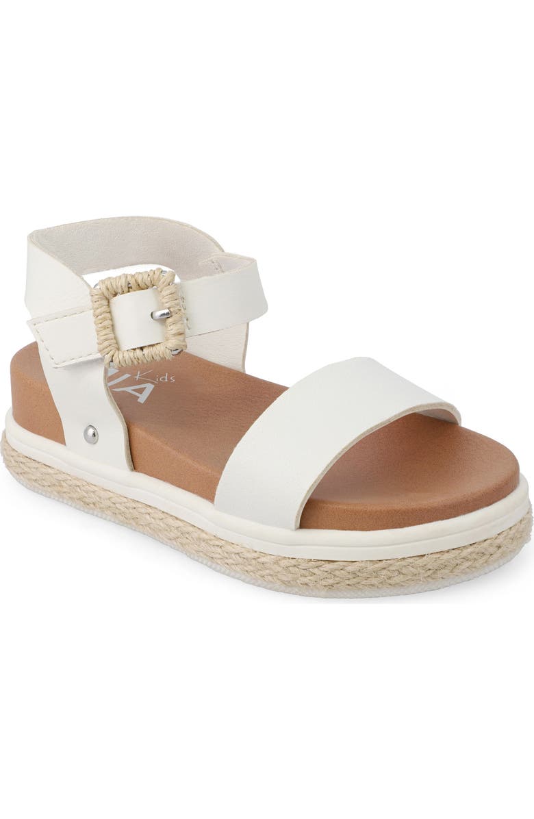 MIA Kids' Jenise Platform Sandal, Main, color, White